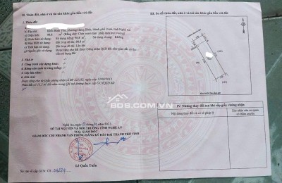 Chính chủ cần bán lô đất đã có sổ đỏ thổ cư 100%, đang có 4 phòng trọ cho thuê